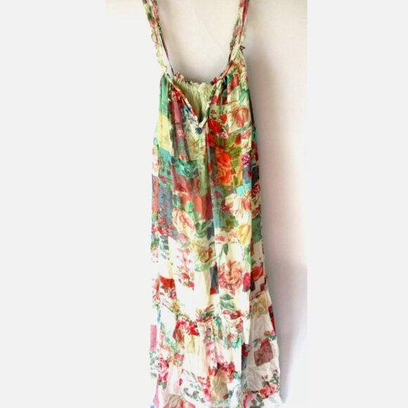 Brand New By Anthropologie Chiffon Smock Midi Dress - Picture 5 of 14
